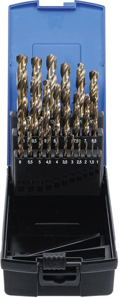 BGS Spiralbohrer-Satz, HSS-G M35 Cobaltstahl, 1 - 13 mm, 25-teilig, 116