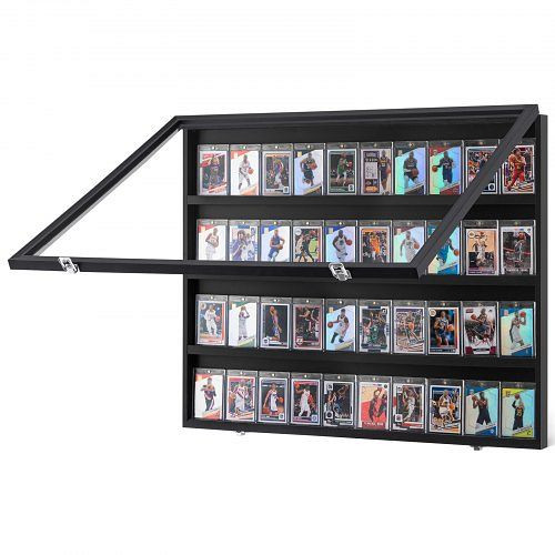 VEVOR Vitrine für Sportkarten in 36 verschiedenen Ausführungen, 77,5x61,7x5,5cm Präsentationsrahmen mit 98 % UV-Schutz, QYZSKJHX2433JF9USV0
