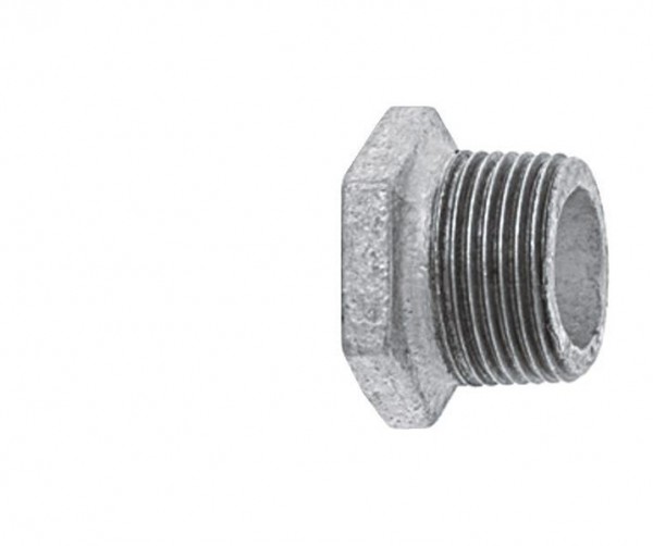 GEKA Reduzierstück "TG", AG R 3/4" x IG G 1/2" mit Sechkant, VE: 10 Stück, 84.0860