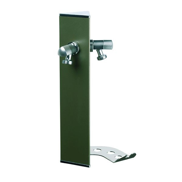 ewuaqua Wasserzapfstelle zur Wandaufhängung aus Aluminium Aquapoint Wall grün, 73402