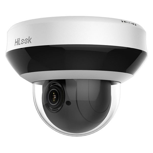 HiLook PTZ-N2404I-DE3 4MP Full HD PoE Mini PTZ Netzwerk Wettergeschützte Überwachungskamera mit 4x optischem Zoom und 16x digitalem Zoom, hln240