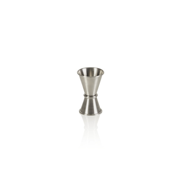 WAS Jigger, Ø 4,5 cm, Höhe 7 cm, 1,5/3 cl, Chromnickelstahl, 1008000