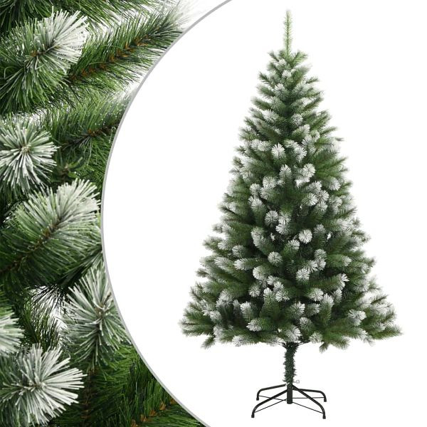 vidaXL Künstlicher Weihnachtsbaum Klappbar Beschneit 240 cm, 356745