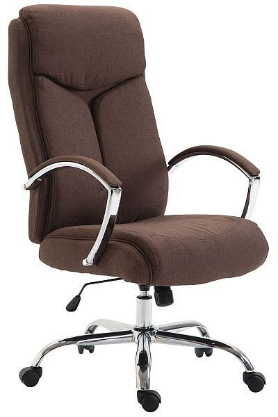 CLP Bürostuhl Vaud Stoff, braun, 192390703, 4251380458769