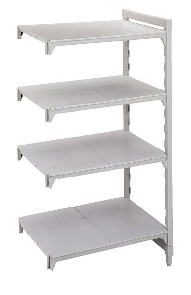 Cambro Camshelving® Premium, geschlossene Anbaueinheit, 200 kg pro Fachboden, 4 Fachböden, 40x63,5x170 cm, MPA4617S4PKG490