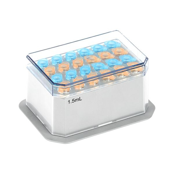 OHAUS Block für 24 x 1.5 ml Röhrchen, Schüttlerzubehör, 30400130