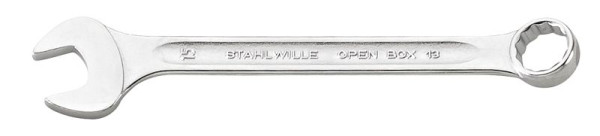 STAHLWILLE Ring-Maulschlüssel OPEN-BOX Nr.13 Schlüsselweite 15 mm Länge 170 mm, 40081515