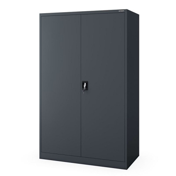 Jan Nowak Büroschrank aus Metall JAN II D600 1150 x 1850 x 600 mm, Anthrazit, 1988