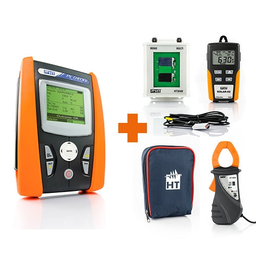 HT Instruments PV Installationstester (15A) gemäß VDE 0126-23 (EN 62446) Aktionspaket, 1002305