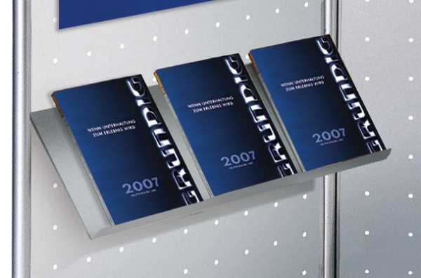 Kerkmann Schrägboden, B 750 x T 310 mm, alusilber, 45697814