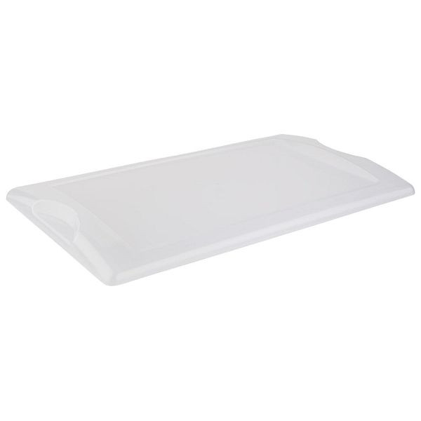 APS Deckel für Besteckbehälter GN 1/1, 53 x 32,5 cm, Höhe 4 cm, Polypropylen, transparent, passend zu Artikel 11954, 11955, 11960, 11964