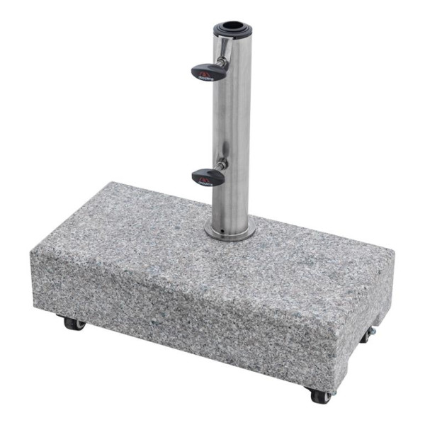 doppler Granitsockel für Balkon circa 25 kg rollbar, 85897KBNRO