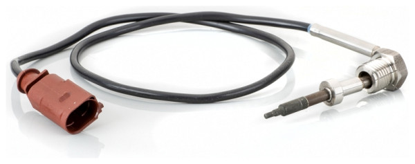 HELLA Sensor, Abgastemperatur, 2-polig, geschraubt, Kabel: 550mm, 6PT 014 494-761