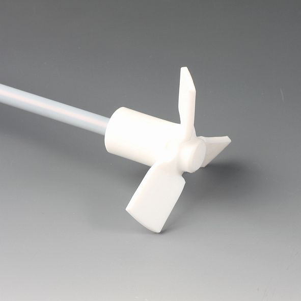 Bohlender Propeller-Rührwellen Länge in mm: 250, Durchmesser Welle in mm: 6, Flügelmaße laut Abbildung A-B-C in mm: 50 - 18 - 1,5, C 378-04