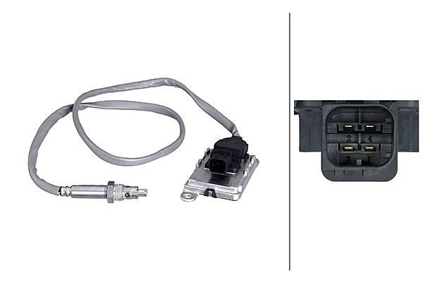 HELLA NOx-Sensor, NOx-Katalysator, 24V, 4-polig, 6PN 358 186-081