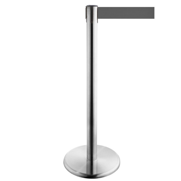Stein HGS Personenleitsystem -P-Line Future-, Edelstahl, grau, mit Gurtendstück (Standard), Gurtlänge: 4 m, 15701-0802