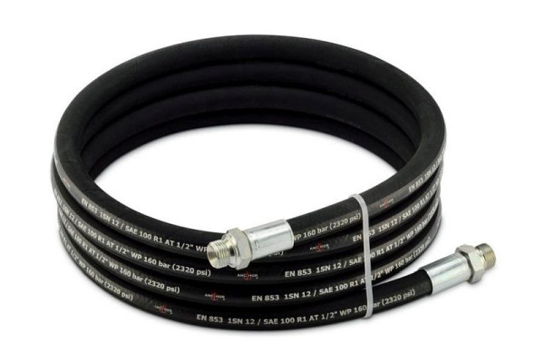 Cemo Druckschlauch 1/2", 6 m, für Öl, 8351, 4052886252260