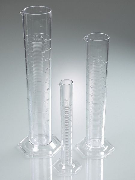 Bürkle Messzylinder, SAN, Inhalt: 100 ml, 7506-0100