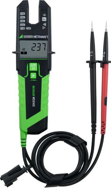 Gossen Metrawatt Strom- und Spannungs-Prüfgerät mit 7-Segment-Anzeige, METRALINE VC SENSE, M611L