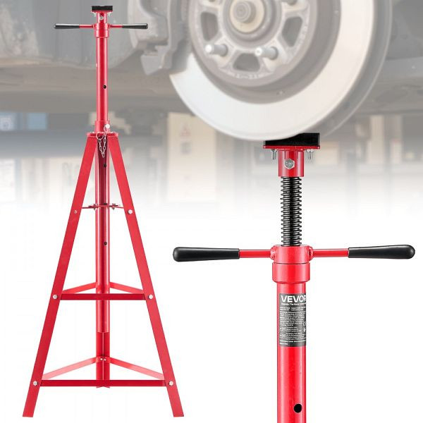 VEVOR Unterhub-Stützständer 2 t, Höhenverstellbar (120-215 cm), Kohlenstoffstahl, Dreibein für Autoreparatur, SJJDZKAQZJ2TLQ6XM001V0