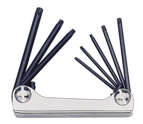KUKKO TX-Handklapphalter, Torx Profil: 9; 10; 15; 20; 25; 27; 30; 40, VE: 10 Stück, 212-258