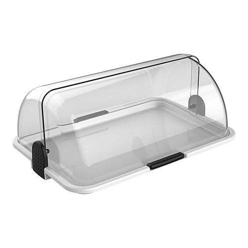 Biesse Buffetvitrine 47x32cm, weiß, Fächer: 1, Polypropylen (PP), 245010