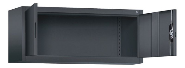C+P Aufsatzschrank Acurado, H500xB1200xT400mm, Farbe: Schwarzgrau, Muldengriff, 9464-000 S10131