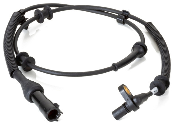 HELLA Sensor, Raddrehzahl, 2-polig, Vorderachse, Kabel: 960mm, mit Halter, 6PU 230 040-601