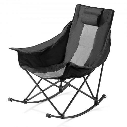 VEVOR Beheizter Campingstuhl, 1030x920x950mm, 3 Heizstufen, gepolstert, Getränkehalter, Tragkraft 102 kg, für Wintersport, JRTYHHSYBTY03I03U002V9