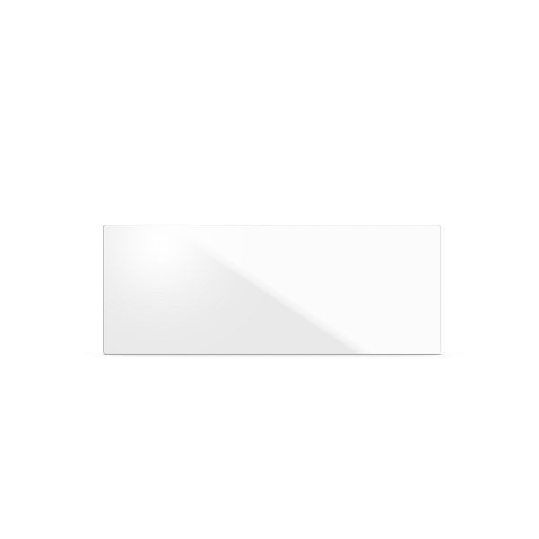 Etherma Infrarotheizung SMART, Glas reinweiß satiniert, 130x50cm, 600W, 230V, 46300
