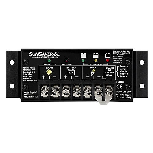 Morningstar Solarladeregler Sunsaver SS-10L 12V, 321137