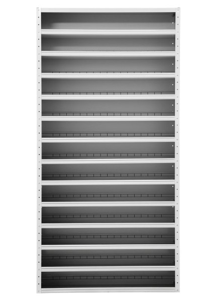 Gürkan Universalfächerschrank, 30 x 100 x 198 cm, Lichtgrau, MPSC.1930, 109484