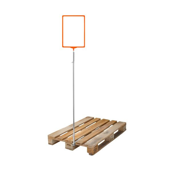 VKF Renzel Universal-Palettenständer / Infoaufsteller / Preisständer, orange, 53.0182.5
