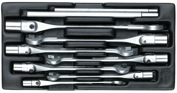 GEDORE Systemeinlage leer, Maul-Steckschlüssel-Satz, 1813226
