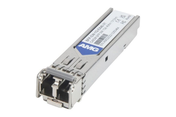 AMG Systems SFP, 1Gb/s, Doppelfaser, Singlemode, 40km Reichweite Tx/Rx: 1310nm, LC, DDM, DWDM, SFP-CW-1G-EX40-31