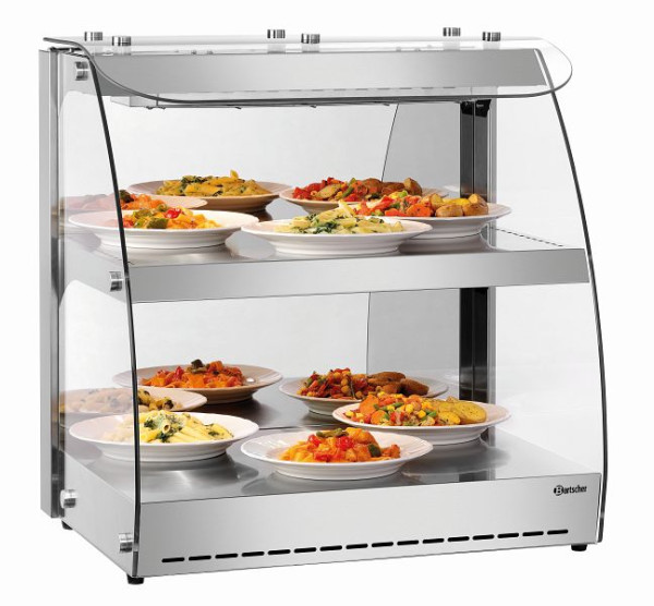 Bartscher Heiße Theke 5900 2ER, Material: Edelstahl, Glas, 305064, 4015613711263
