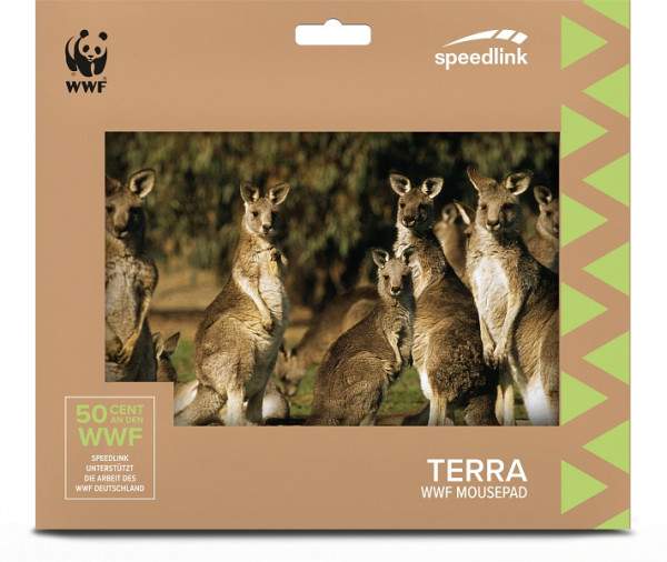 Speedlink TERRA WWF Mauspad, Känguru, SL-620300-WWF8