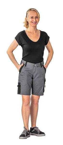 Planam Norit Damen Shorts, schiefer/schwarz, Größe M, 6461048