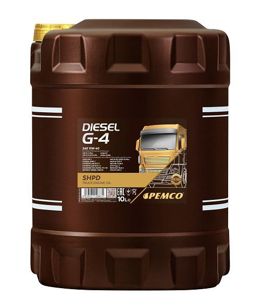 PEMCO Mehrbereichsöl 704 Diesel G-4 SHPD 15W-40, VE: 10 l, PM0704-10
