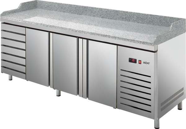 KBS Pizzakühltisch Pizza PKT 3007 3 Türen und 7 Teigschubladen, 480370