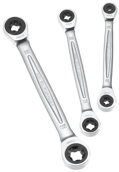 Facom SET OF 3 TORX RATCH WRENCHES, 464TX.J3PB