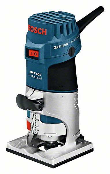 Bosch Kantenfräse GKF 600, mit Handwerkerkoffer, 060160A100