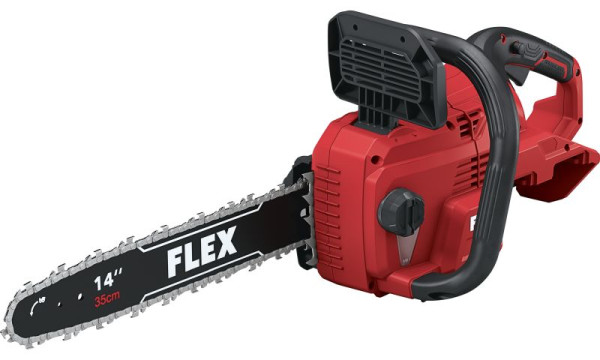FLEX Akku-Kettensäge 18 V, Leistungsstarke 2 x 18 V Akku-Kettensäge mit einem Sägeschwert von 35 cm GCS 35 2x18-EC, 531276