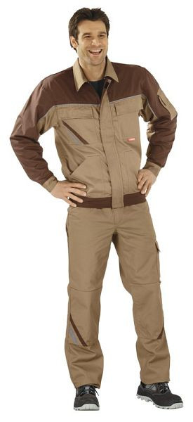Planam Highline Bundjacke, khaki/braun/zink, Größe 48, 2314048