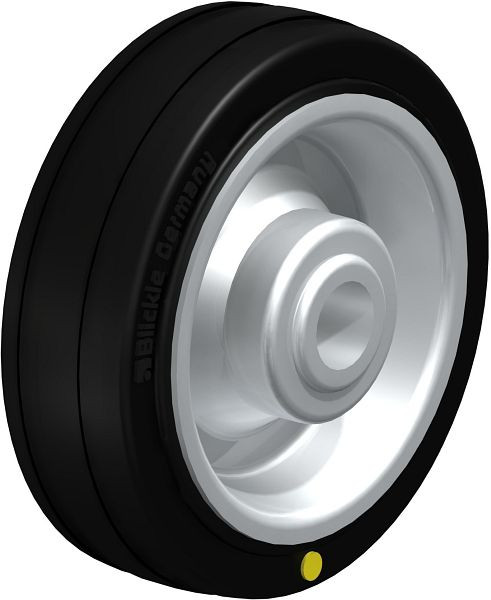 Blickle V 80/12R-EL Rad aus Vollgummi, Schwarz, 95034