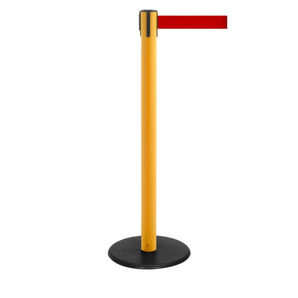 Stein HGS Personenleitsystem -P-Line Famous-, gelb, rot, mit magnetischem Gurtendstück, Gurtlänge: 4 m, 12820-0104