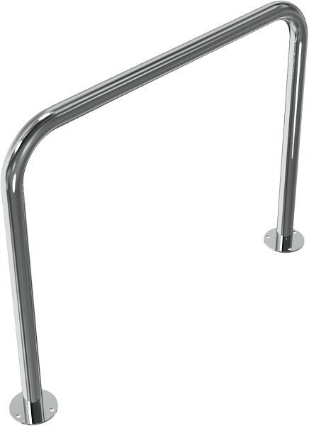 Schake Edelstahlbügel Ø 48 mm für Dübel Befestigung, ohne Querholm, Gesamtbreite 1000 mm, 449_12P