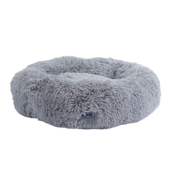 HOME DELUXE Haustierbett MUFFIN - Farbe Grau, Größe M, 50172