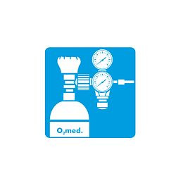 SÖHNGEN Piktogramm einzeln 33x33mm Sauerstoff, 1008009