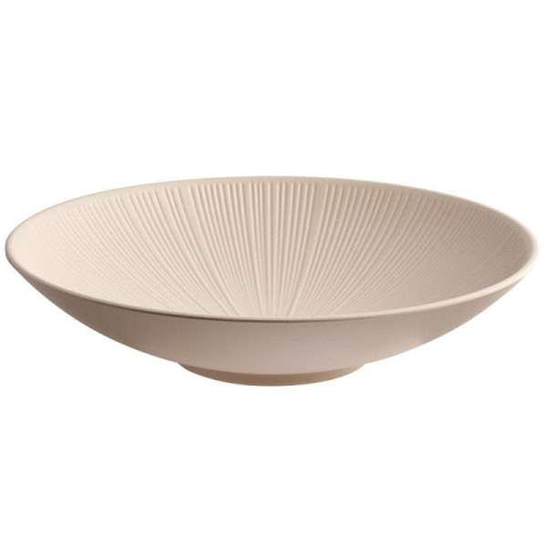 APS Schale NERO, Melamin, Ø 35 cm, Höhe 8 cm, sand, 85431